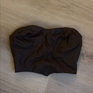 Leather Tube Top